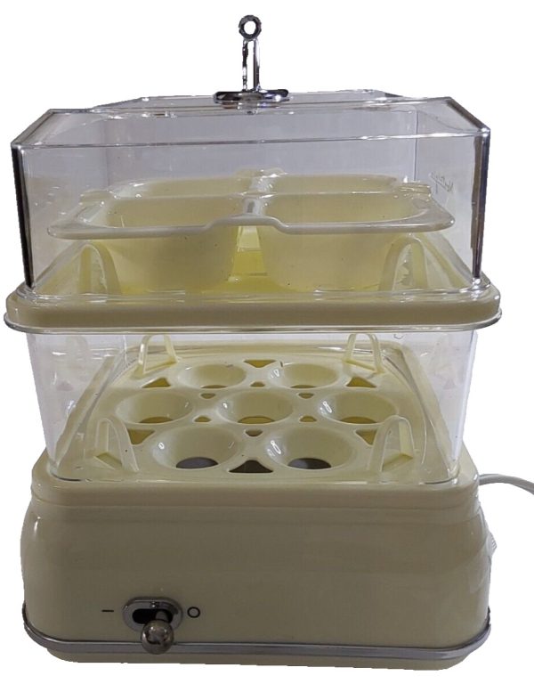 Nostalgia Classic Retro Ivory 14-Capacity Egg Cooker NCLEC14CRM6A – Open Box