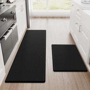 Steprite Kitchen Mats, 2PCS Kitchen Rugs, Cushioned anti Fatigue Kitchen Mats fo