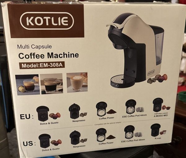 KOTLIE 5in1 19Bar Multicapsule Espresso Coffee Machine, Cold&Hot Brewing