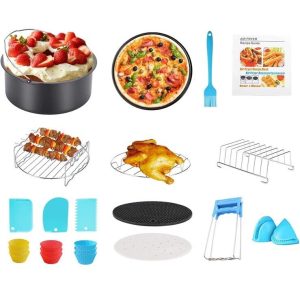 12pcs/set 9Inch Inch Air Fryer Accessories Fit All Airfryer