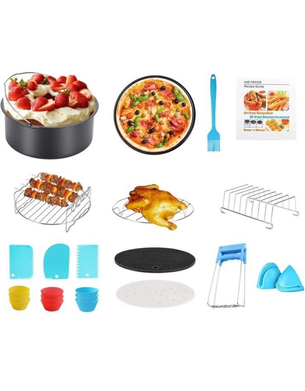 12pcs/set 9Inch Inch Air Fryer Accessories Fit All Airfryer