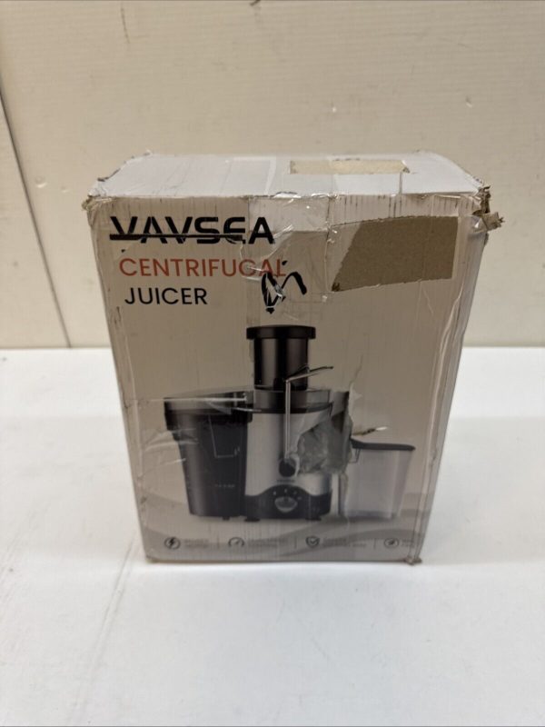 VAVSEA Juicer Machine 600W, Juice Extractor, Anti-Drip Press Centrifugal Juicer