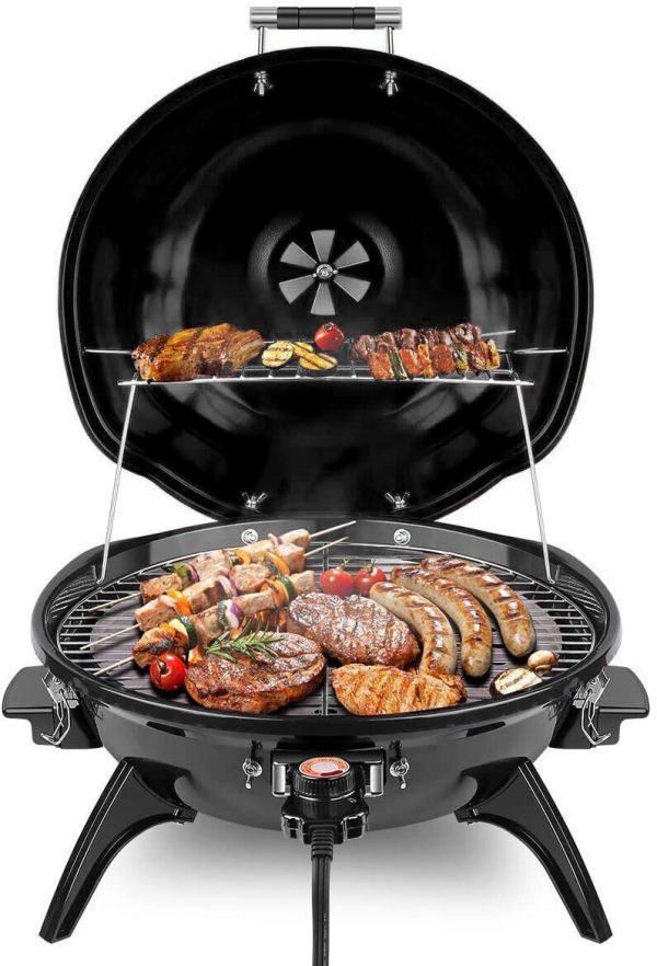 Electric Indoor/Outdoor Grill – 15-Serving