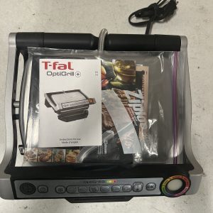 T-Fal OptiGrill + Plus Indoor Electric Grill With Recipe Book Brand New In Box