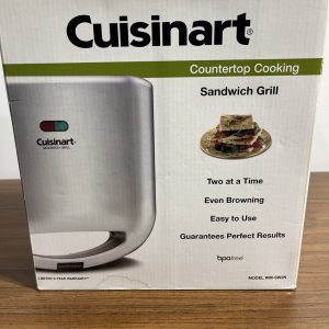 Cuisinart Countertop Cooking Dual Non-Stick Sandwich Grill Sandwich Maker WM-SW2