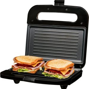 OVENTE 750W Electric Panini Press Grill Breakfast Sandwich Maker GP0401B