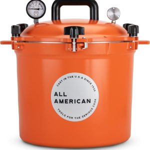 All American 1930 21.5qt Pressure Cooker/Canner (The 921), Saffron – Exclusive