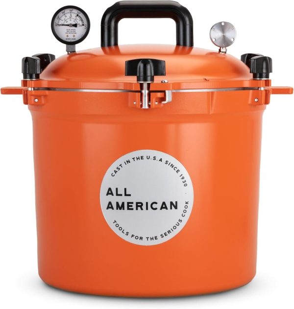 All American 1930 21.5qt Pressure Cooker/Canner (The 921), Saffron – Exclusive