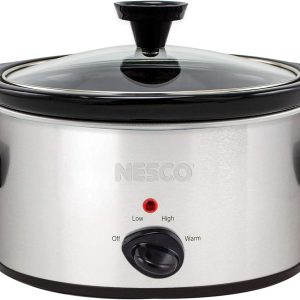 SC-150-47 Qt. Oval Analog Silver Slow Cooker, 1.5 Quart