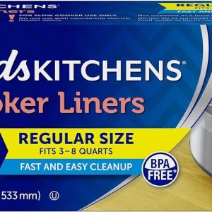 Reynolds Kitchens Slow Cooker Liners, Regular (Fits 3-8 Quarts), 6 Count