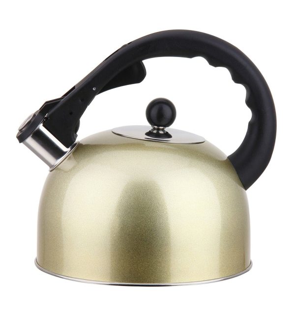 Stainless Steel Stovetop Tea Kettle 3L with Handle, Induction Compatiable