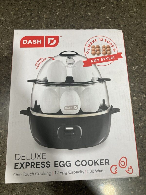 Dash Deluxe Express Egg Cooker For Easy Egg Cooking -Omelettes, Deviled, Poached