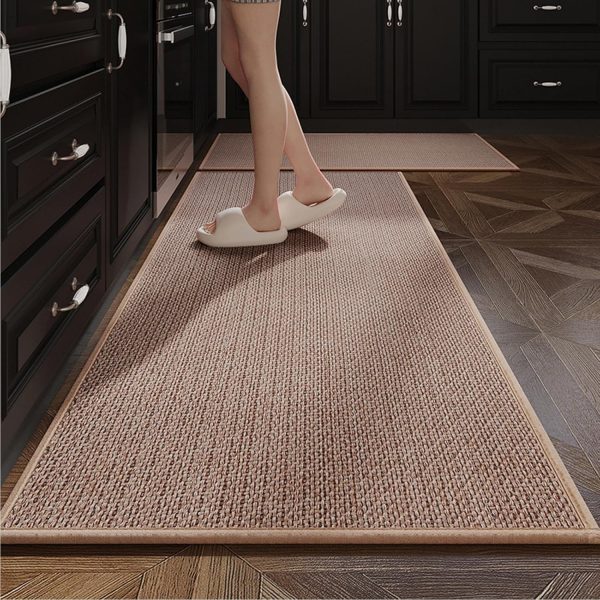 Yancorp Kitchen Rugs Set of 2 PCS Long Kitchen Mats for Floor Kitchen Rug