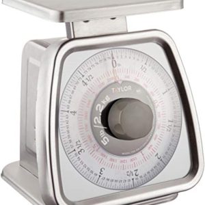 Stainless Steel Analog Portion Control Scale (5-Pound), Silver