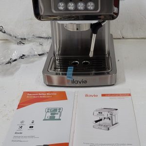 ILAVIE 20 Bar Espresso Machine, Stainless Steel Espresso Coffee Machine