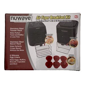 NuWave Air Fryer Breakfast Kit for Brio 4.5Q & 6Q Digital Air Fryers No Manual