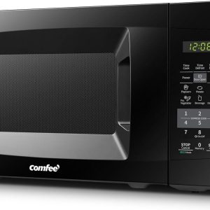 Comfee EM720CPL-PMB Countertop Microwave Oven with Sound On/Off, ECO Mode and…