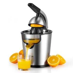 VEVOR Electric Citrus Juicer with 2 Cones 300W Orange Squeeze Lemon Juicer Maker