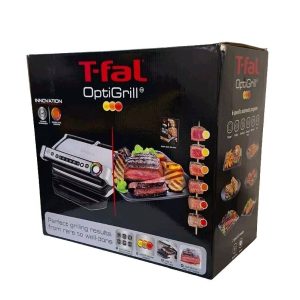 T-Fal Optigrill  Stainless Steel Indoor Electric Grill Removable Nonstic