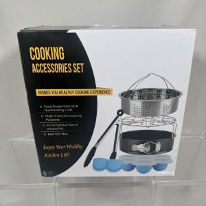 Cooking Accessory Set for Pressure Cookers /instant pot. Steam Basket. Pan. Mold