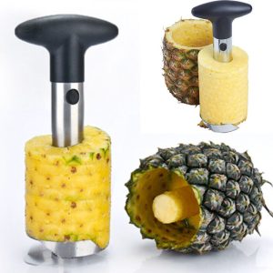 Kitchen Tool 3-in-1 Fruit Stainless Pineapple  Corer Slicer Peeler Cutter Parer