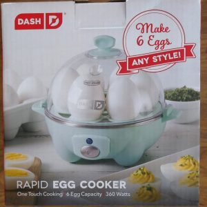 Dash Rapid Egg Cooker: 6 Egg Capacity Electric Egg Cooker New