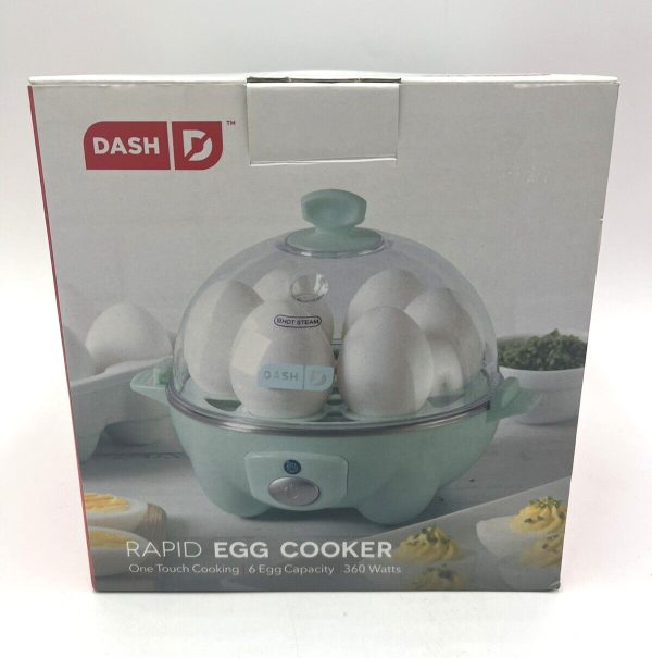 Dash Rapid Egg Cooker: 6 Egg Capacity Electric Egg Cooker for Hard Boiled Eggs,