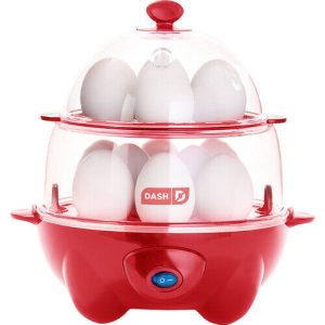 DASH DEC012RD Dash Deluxe Egg Cooker