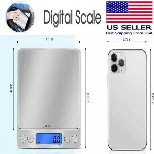 Himaly LCD Digital Kitchen Scale 5kg/8kg Food Diet Postal Scale Weight Balance