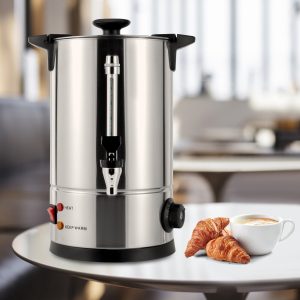 8L/2.11gal Premium Commercial Coffee Machine Large Stainless Steel Coffee Maker