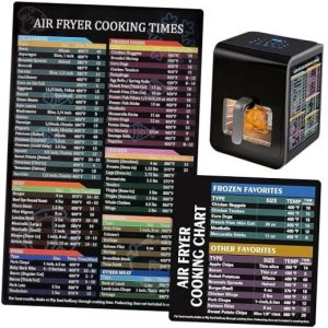 Air Fryer Cheat Sheet Magnetic Air Fryer Cooking Times Chart Magnet Cheat Large