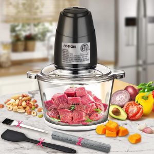 Electric Food Processor 8 Cup Chopper Vegetable & Meat grinder 350W with 2L