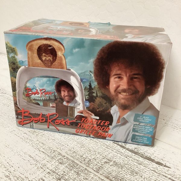 Bob Ross 2 Slice Toaster – Toast Bob’s Iconic Face On Your Toast