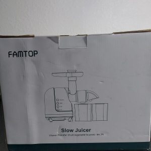 FAMTOP Cold Press 365 Juicer Slow Masticating Extractor