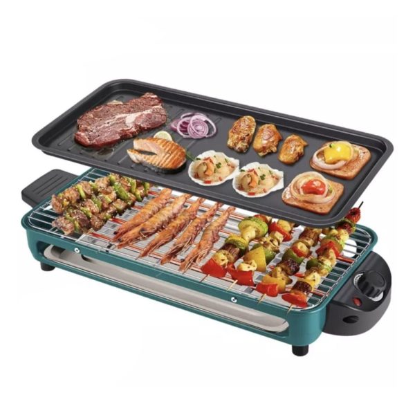 Portable Multifunctional Electric Grill w/ Non-Stick Cooking Surface – MG-001