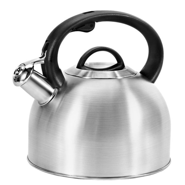 Whistling Stove Top Tea Kettles, 304 Stainless Steel Tea Kettles with Anti-He…