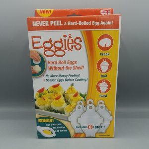 Eggies Hard Boil Egg Cooker Separator Cooking Kitchen Breakfast Stovetop Easy