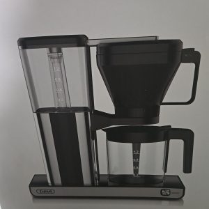 Gevi 1200ml Stainless Steel And Black Coffee Maker with Pour Over Coffee Machine