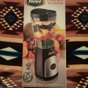 Parini 15 Oz. Single Serve Compact Blender NEW IN BOX. FREE SHIPPING!