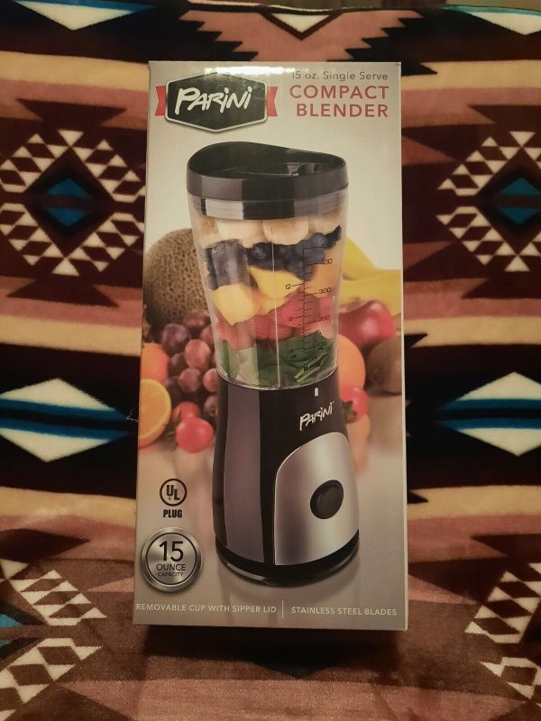 Parini 15 Oz. Single Serve Compact Blender NEW IN BOX. FREE SHIPPING!