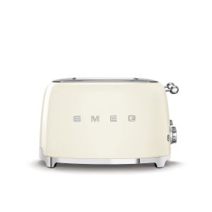 Smeg TSF03CRUS Cream 50’s Retro Style 4 Slot Toaster (Open Box) Box Damage