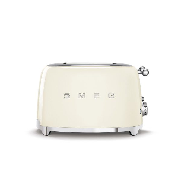 Smeg TSF03CRUS Cream 50’s Retro Style 4 Slot Toaster (Open Box) Box Damage