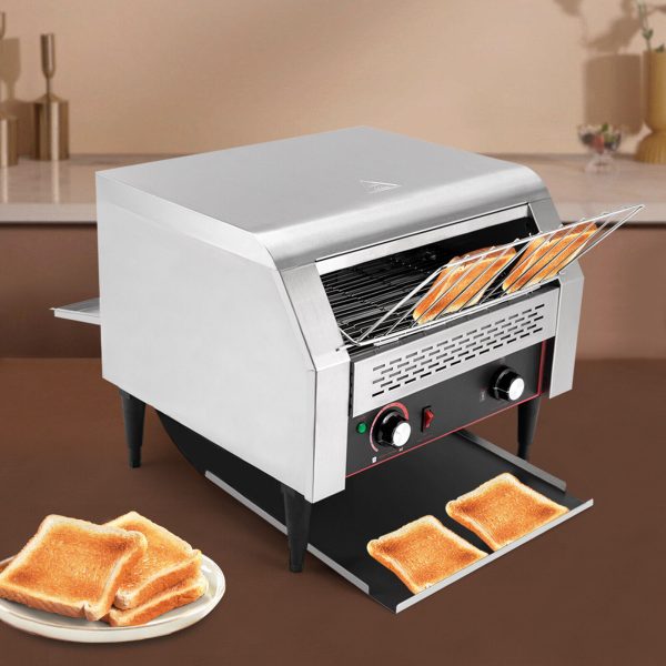 450Slices/H 2600W Commercial Conveyor Toaster Heavy Duty Electric Baking Machine