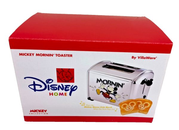 VillaWare Disney Mickey Mouse Toaster V5555-11 Mornin’ Musical