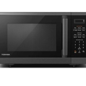 TOSHIBA ML2-EM09PA(BS) Small Countertop Microwave Oven With 6 Auto Menus