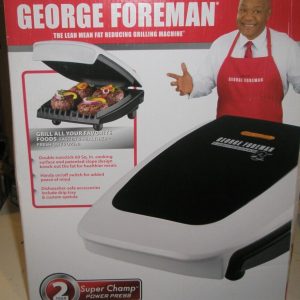 George Foreman Super Champ Power Press 60 In Non Stick Indoor Grill GR0060W