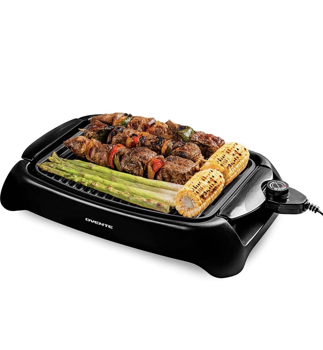 Portable Electric Grill BBQ Indoor Outdoor Smokeless Griddle Compact Barbecue