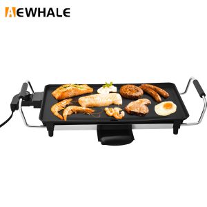 AEWHALE Electric Griddle 18″ Teppanyaki Grill Nonstick w/ Adjustable Temp 1400W