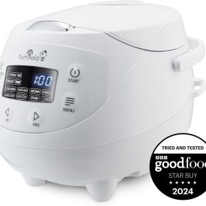 Yum Asia Panda Mini Rice Cooker with Ninja Ceramic Bowl and Advanced Fuzzy Logic