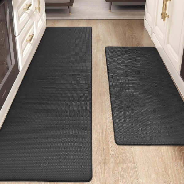 Kitchen Rug, 2 Piece Kitchen Rug Kitchen Floor Mats, Cushioning Anti Fatigue